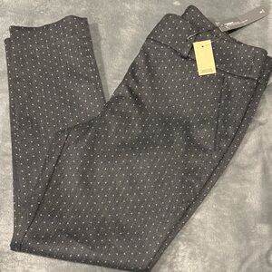 NWT loft Gray Marisa Skinny Ankle Pants